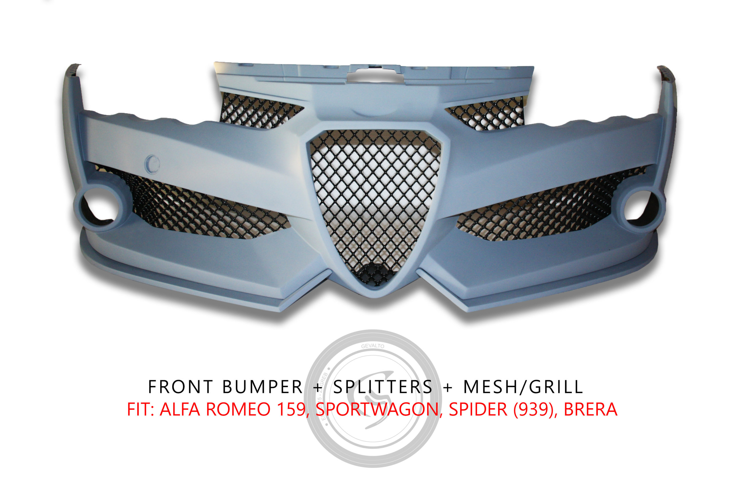 Front Bumper Stage 3 Alfa Romeo 159 Brera Sw Spider Gevalto